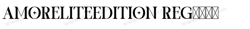 AmoreLiteEdition Reg字体转换